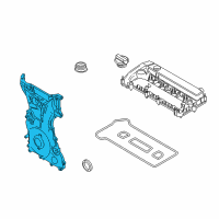 OEM Mercury Front Cover Diagram - 9E5Z-6019-B