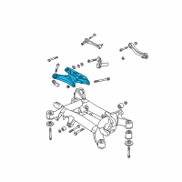 OEM 1997 BMW 540i Left Swing Part Diagram - 33-32-1-093-723