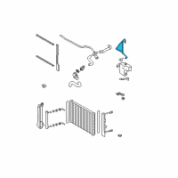 OEM 2013 Toyota Matrix Cap Assembly Diagram - 16405-0T020