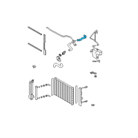 OEM Toyota Corolla Rear Hose Diagram - 16571-0T040