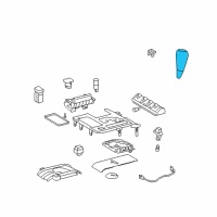 OEM Lexus Knob Sub-Assy, Shift Lever Diagram - 33504-60270-E0
