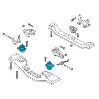 OEM Ford Transit-250 BRACKET - ENGINE SUPPORT Diagram - LK4Z-6096-B