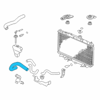 OEM 2005 Honda Accord Hose, Water (Lower) Diagram - 19505-RAA-A00