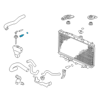 OEM Honda Civic Sensor Assembly, Water Temperature (Matsushita) Diagram - 37870-PLC-004