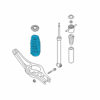 OEM 2020 Hyundai Kona Electric Spring-RR Diagram - 55330-K4000