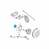 OEM 2021 Chevrolet Express 2500 Front Hub Seal Diagram - 15017464