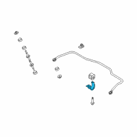 OEM 1994 Lincoln Town Car Bushing Bracket Diagram - 3W1Z-5486-AA