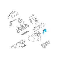 OEM Dodge Stratus Shield-Exhaust Manifold Diagram - MR481817