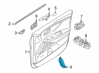 OEM 2019 Hyundai Santa Fe Switch Assembly-Ims Control Diagram - 93250-S1000-4X