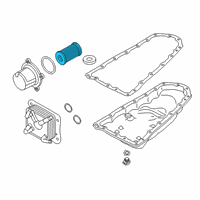 OEM 2017 Nissan Rogue Filter Assembly-Oil Governor Diagram - 31726-28X0A