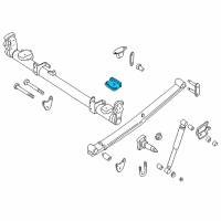 OEM Nissan Quest Rear Spring Seat Upper Diagram - 55050-0B000