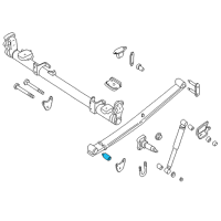 OEM Nissan BUSHNG Rear Suspension Diagram - 55045-7B010
