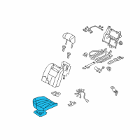 OEM Infiniti Q45 Cushion Assembly-Rear Seat, R Diagram - 88300-AT920