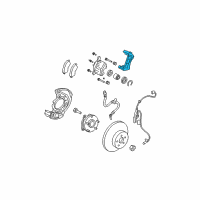 OEM 2017 Toyota RAV4 Caliper Support Diagram - 47721-02410