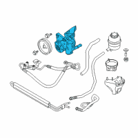 OEM BMW 135i Power Steering Pump Diagram - 32-41-6-783-286
