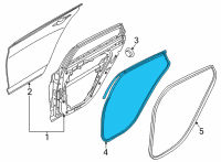 OEM 2021 Kia K5 W/STRIP Assembly-Rr Dr S Diagram - 83140L3000