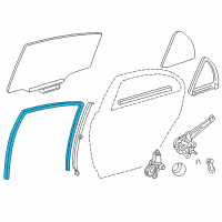 OEM 2004 Toyota Corolla Run Channel Diagram - 68142-02160