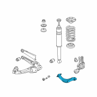 OEM 2015 Honda Civic Arm, Rear (Upper) Diagram - 52510-TR0-A11