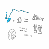 OEM 2008 Jeep Liberty TUBE/HOSE-Brake Diagram - 52109855AG