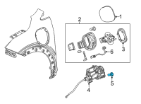 OEM Chevrolet Malibu Horn Bolt Diagram - 11588713