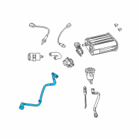 OEM 2009 Dodge Challenger Tube-Fuel Vapor Diagram - 68047023AA