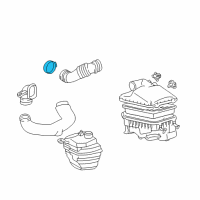 OEM Toyota Corolla Inlet Hose Clamp Diagram - 90460-73011