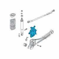 OEM Ram Front Steering Knuckle Diagram - 68216189AA