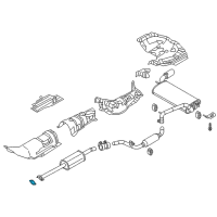 OEM 2014 Ford Focus Front Muffler Gasket Diagram - CV6Z-9450-B