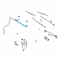 OEM 2003 Kia Rio Hose Assembly-Front Wash Diagram - 98660FD000