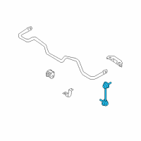 OEM 2015 Nissan 370Z Rod-Connecting, Rear Stabilizer Diagram - 54618-EG03A