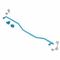 OEM Kia Stinger Bar Assembly-Rear Stabilizer Diagram - 55510J5100