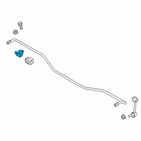 OEM Kia Stinger Bracket-STABILIZER Bar Diagram - 55516J5000