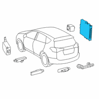 OEM 2021 Toyota RAV4 Control Module Diagram - 899H0-0R140