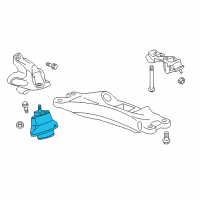 OEM 2018 Cadillac ATS Mount Diagram - 23340393