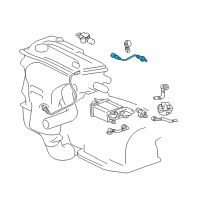 OEM Toyota Camry Oxygen Sensor Diagram - 89465-06120