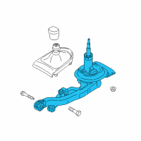 OEM 2019 Ford Mustang Gear Shift Assembly Diagram - FR3Z-7210-G