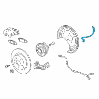 OEM Buick Envision Brake Hose Diagram - 84407927