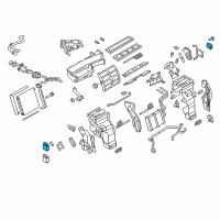 OEM 2019 Nissan NV3500 Mode Actuator Assembly Diagram - 27141-1LA0A