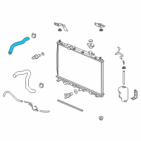 OEM 2016 Acura RDX Hose, Water (Upper) Diagram - 19501-58K-H00