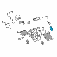 OEM 2018 Toyota RAV4 Mode Motor Diagram - 87106-02200