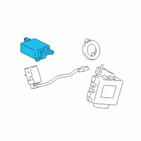 OEM 2006 Lexus SC430 Transponder Key Computer Assembly Diagram - 89780-24050