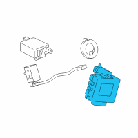 OEM 2008 Lexus SC430 Theft Warning Computer Assembly Diagram - 89730-24072