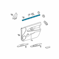 OEM 2014 Scion xD Belt Weatherstrip Diagram - 68171-52190