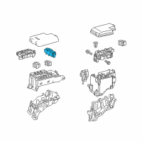 OEM Lexus NX300 Block Assembly, Relay Diagram - 82660-26290