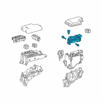 OEM 2018 Toyota RAV4 Relay Box Diagram - 82630-42020