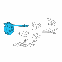 OEM Buick Cascada Clock Spring Diagram - 22914038