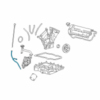 OEM 2012 Ford Escape Tube Assembly Diagram - 3M4Z-6754-AB