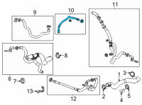 OEM 2022 Cadillac CT4 Inlet Pipe Diagram - 84697665