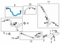 OEM 2021 Cadillac CT4 Inlet Hose Diagram - 84697659