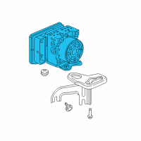 OEM 2018 Honda Civic Modulator Assembly, Vsa Diagram - 57100-TGG-D12